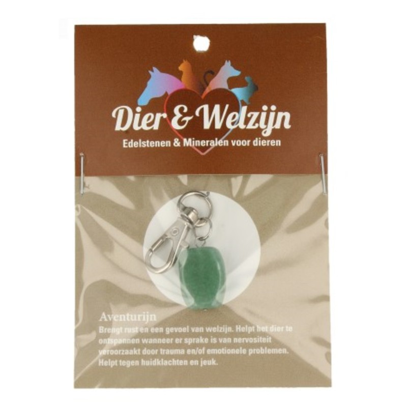 Aventurijn groen halsband hanger Dier & Welzijn