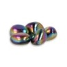 Titanium Aura trommelsteen (mt3) 2-3 cm (gecoat)