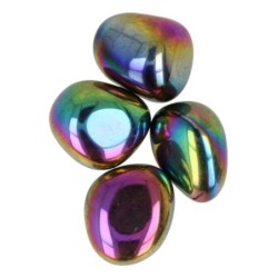 Titanium Aura 50 gr. trommelstenen (mt3) (gecoat)