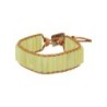 Jade leren armband gipsy-style