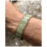 Jade leren armband gipsy-style