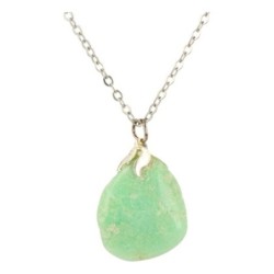 Chrysopraas A edelsteen hanger