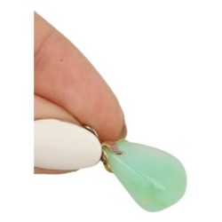 Chrysopraas A edelsteen hanger