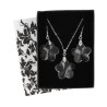 Feng shui bloem hanger / oorbellen set