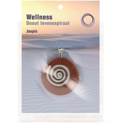 Jaspis rood donut levensspiraal