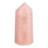 Roze kwarts edelsteen punt 7-8 cm