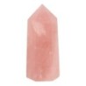 Roze kwarts edelsteen punt 7-8 cm