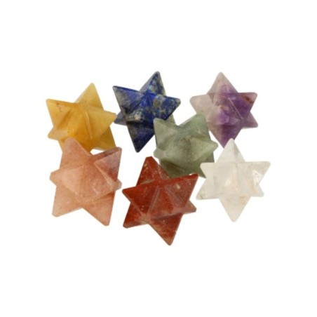 Chakra merkabah set in houten doosje