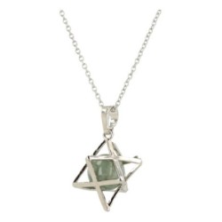 Aventurijn groen merkabah sieraden set