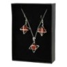 Jaspis rood merkabah sieraden set