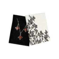 Jaspis rood merkabah sieraden set