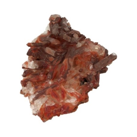 Bergkristal rood ruw 100-150 gram