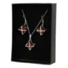 Carneool Merkabah sieraden set