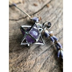 Amethist Merkabah kooihanger