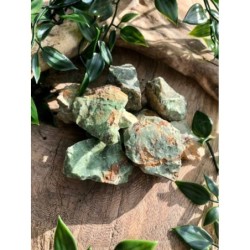 Chrysopraas 250 gr. ruwe brokjes