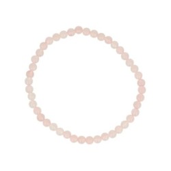 Roze kwarts kralenarmband 4 mm