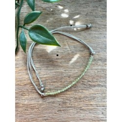 Peridoot hartje zomer armband - Love Gems