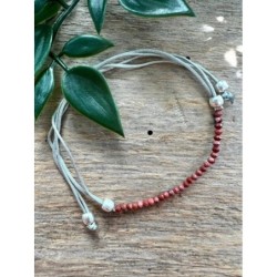 Jaspis rood hartje zomer armband - Love Gems