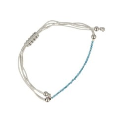 Topaas London hartje zomer armband (synth) - Love Gems