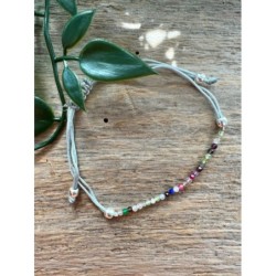 Multikleur hartje zomer armband - Love Gems