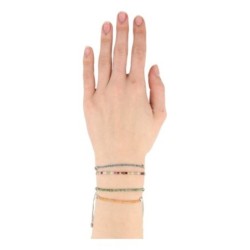 Multikleur hartje zomer armband - Love Gems