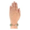 Aventurijn groen leren armband gipsy-style