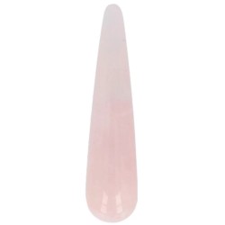 Roze kwarts massage griffel 7,5 cm