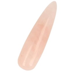 Roze kwarts massage griffel 7,5 cm