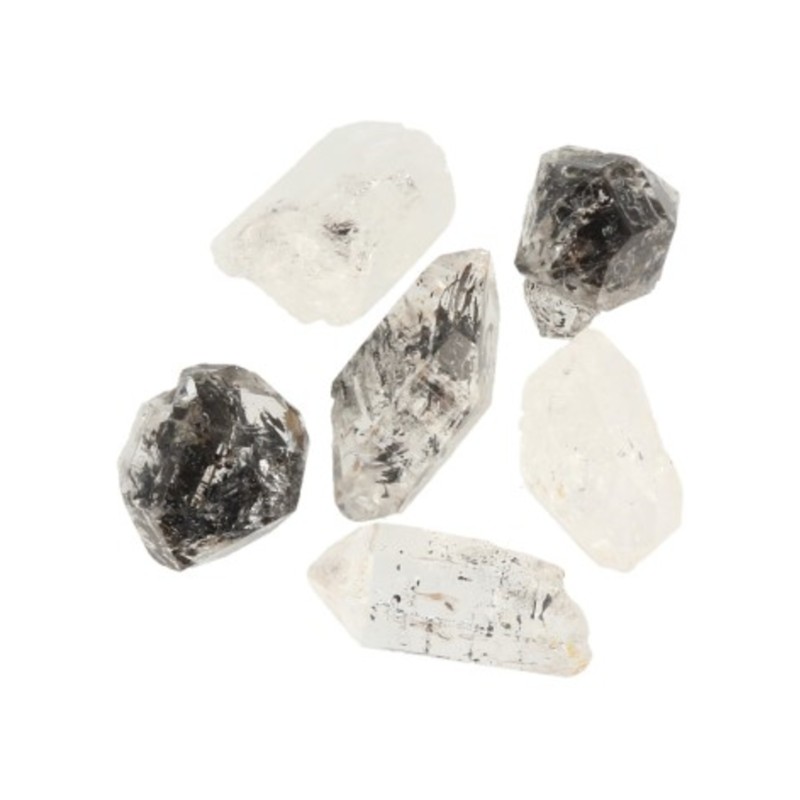 Herkimer diamant per stuk 1 - 1,5 gram