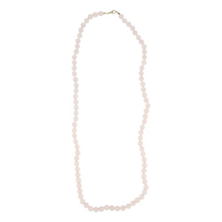 Roze kwarts 8mm kralen ketting 80 cm