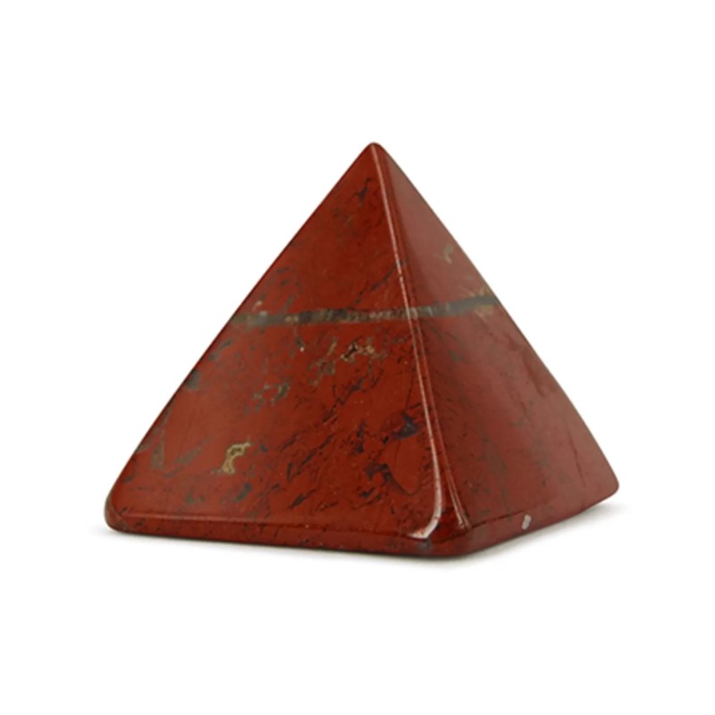 Jaspis rood piramide 25 mm edelsteen