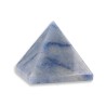 Blauwe kwarts piramide 25 mm edelsteen