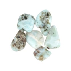 Kralen Larimar nugget - 6 st.