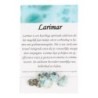 Kralen Larimar nugget - 6 st.