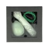 Yoni massage set Chinese Jade / Howliet wit