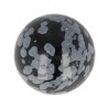 Obsidiaan sneeuwvlok edelsteen bol 20 mm