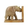 Speksteen olifant set boekensteunen 11,5 cm