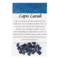 Kralen Lapis Lazuli split - 20 st.