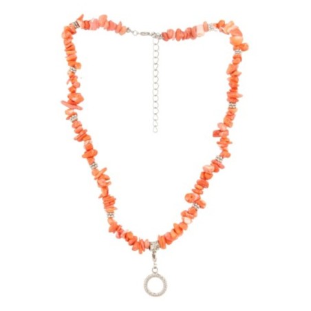 Fashion ketting Koraal licht (imitatie)