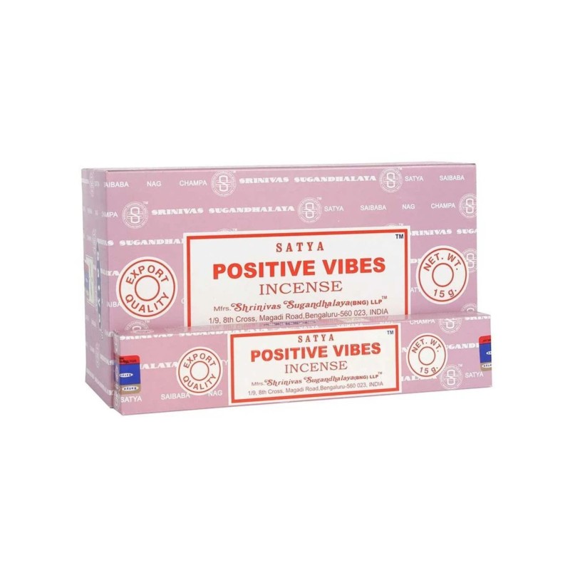 Positive Vibes wierook stokjes 15 grams Satya