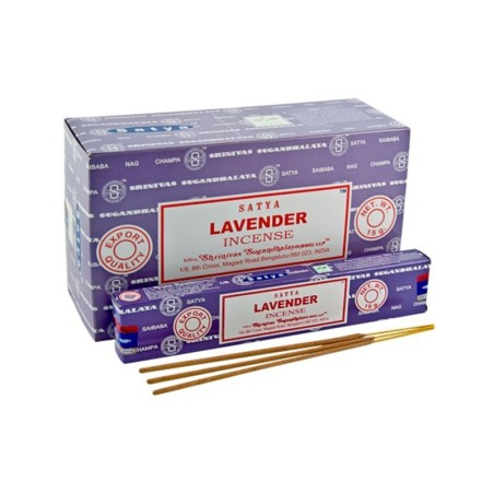 Lavender wierook stokjes 15 grams Satya