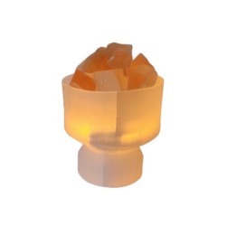 Seleniet Lamp Vuurhaard - Tafellamp - 18cm