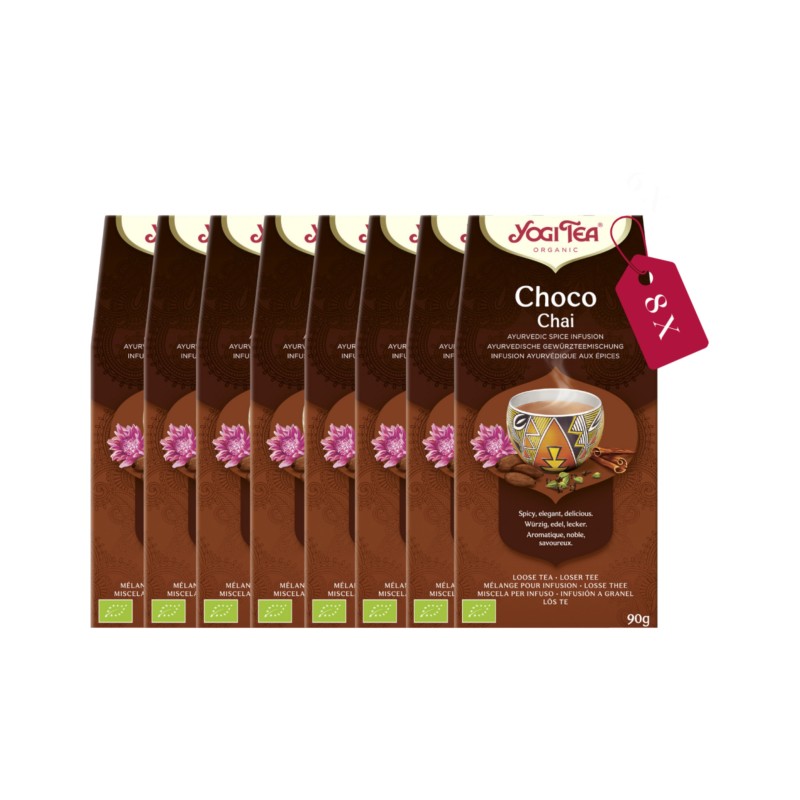 Yogi Tea - Losse Thee - Choco Chai Voordeelverpakking - 8 pakjes