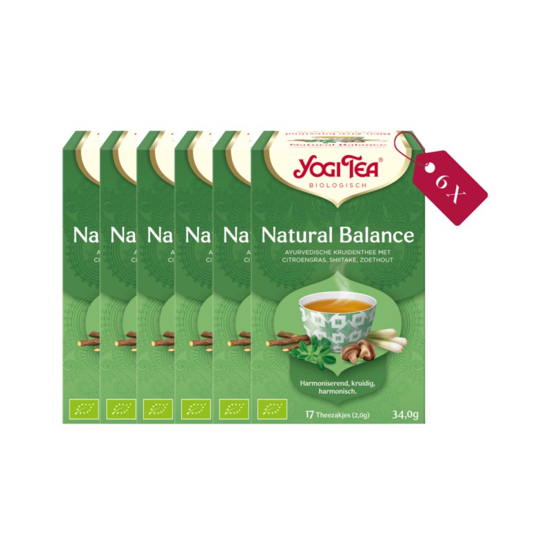 Yogi tea Natural Balance - tray: 6 stuks