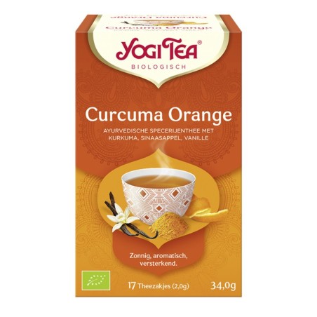 Yogi Tea Curcuma / Turmeric Orange Bio pakje