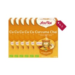 Yogi Tea Curcuma Chai - tray: 6 stuks