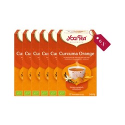 Yogi Tea Curcuma Orange - tray: 6 stuks