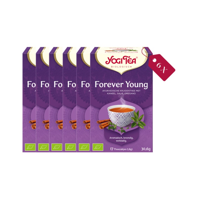 Yogi Tea Forever Young - tray: 6 stuks