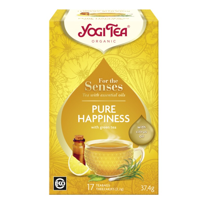 Yogi Tea For the Senses Pure Happiness - pakje van 17 theezakjes