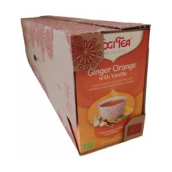 Yogi Tea Ginger Orange with Vanilla - tray: 6 stuks